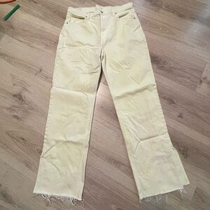 Light yellow 90s loose gap jeans